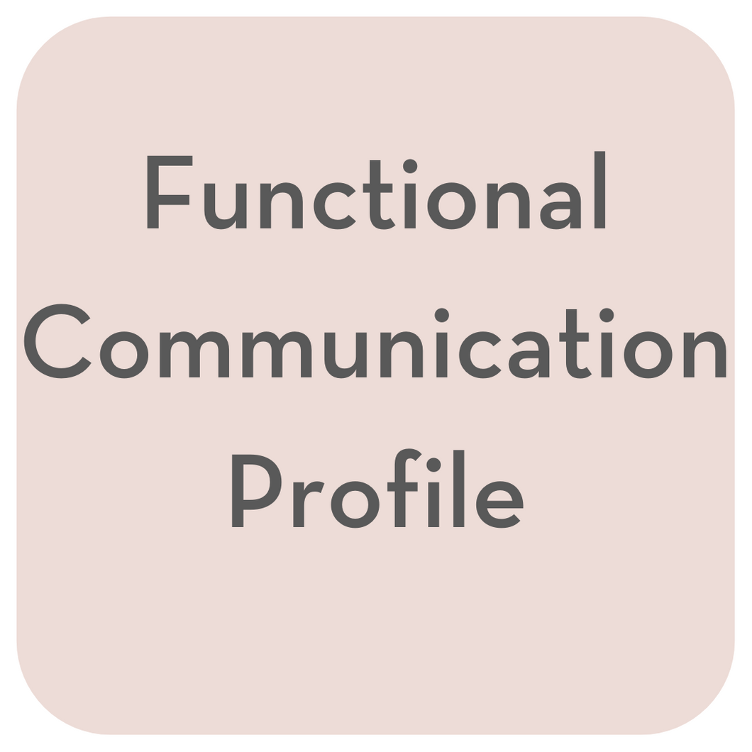 Functional Communication Profile
